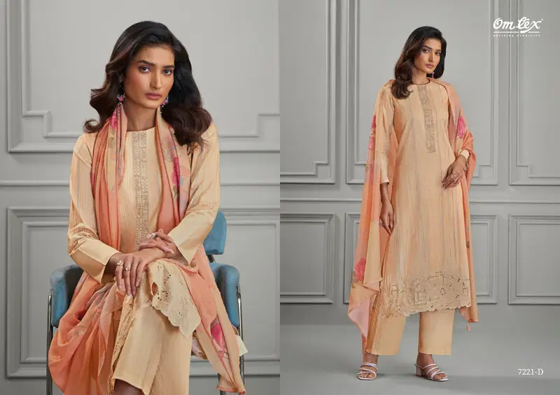 Divani By Omtex Lawn Cotton Embroidery Salwar Kameez Suppliers In India